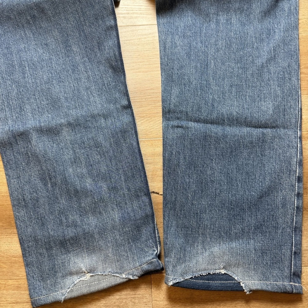 Diesel MHARKY-B Jeans Men 32x27 Blue Slim Skinny Medium Wash‎ Button Fly 085AG - Picture 5 of 16